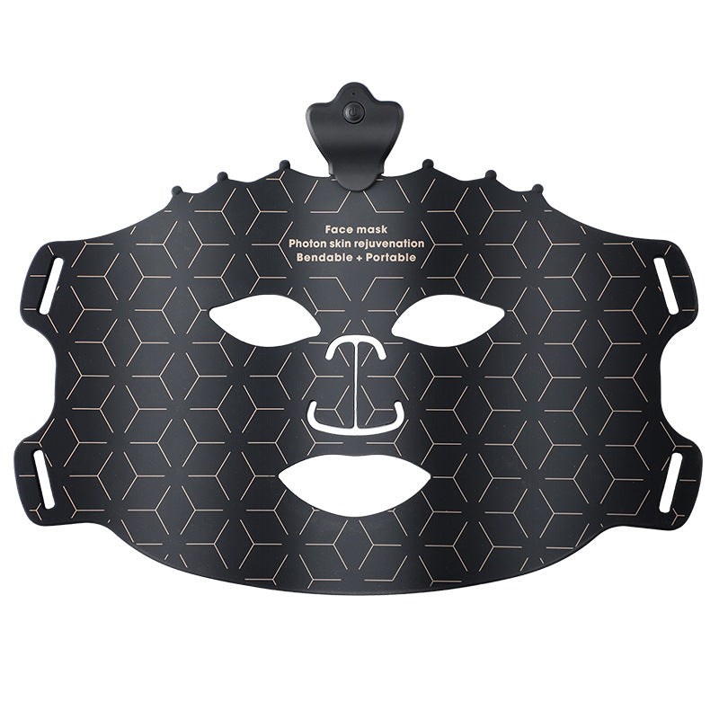 Photon LED Light Therapy Face Mask side profile view, cordless rechargeable design