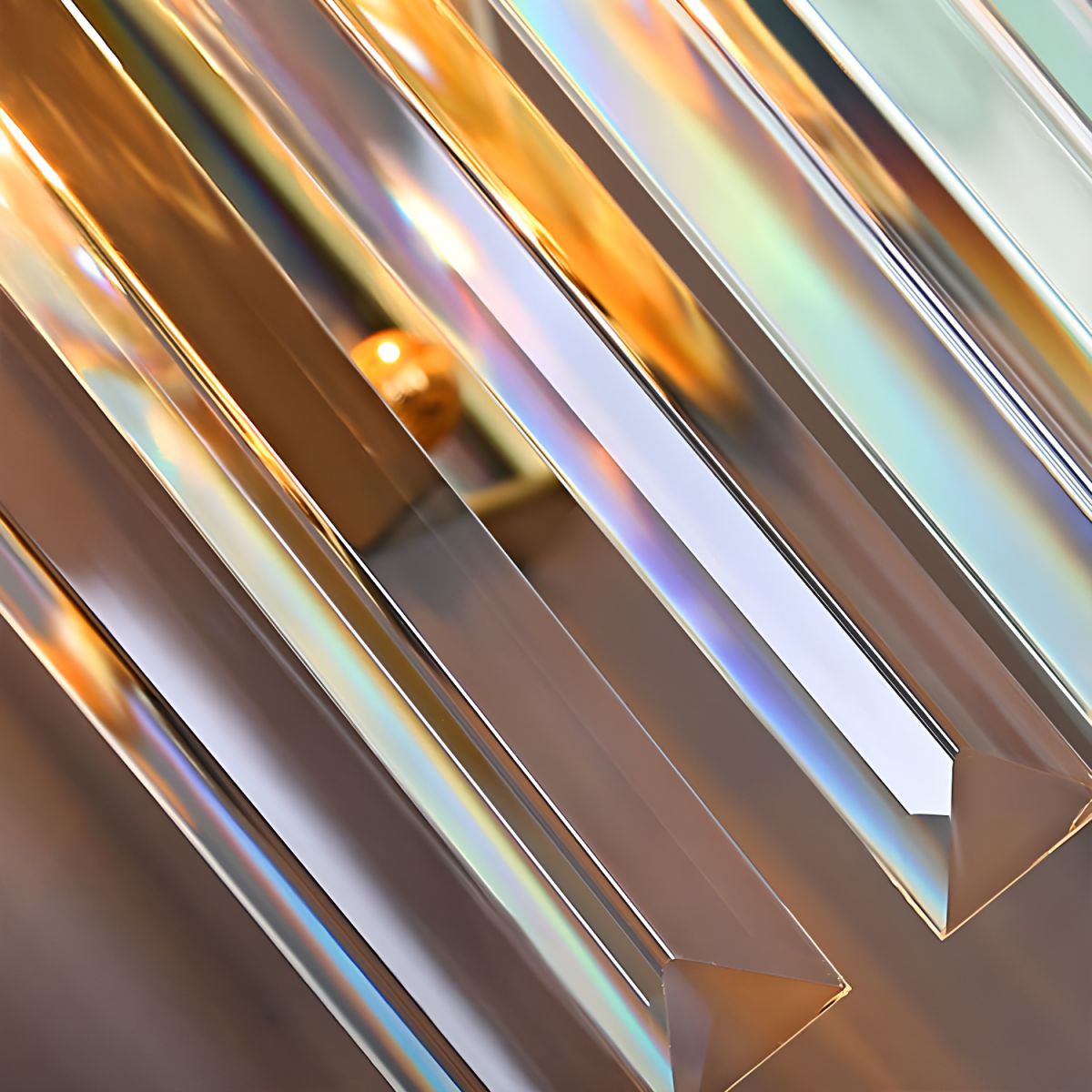 Luxury Faceted Crystal LED Wall Sconce Light