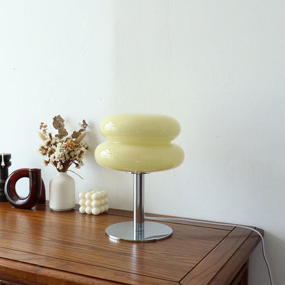 Italian Designer Sculptural Glass Table Lamp