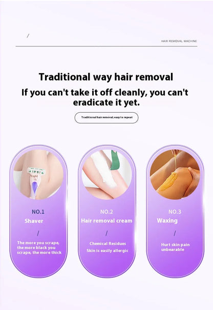 Painless IPL Hair Removal Device