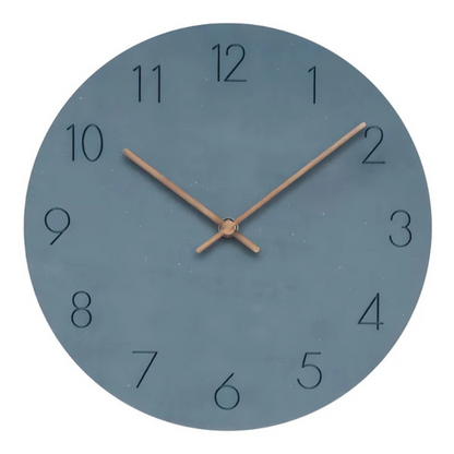 Nork Modern Round Silent Quartz Wall Clock
