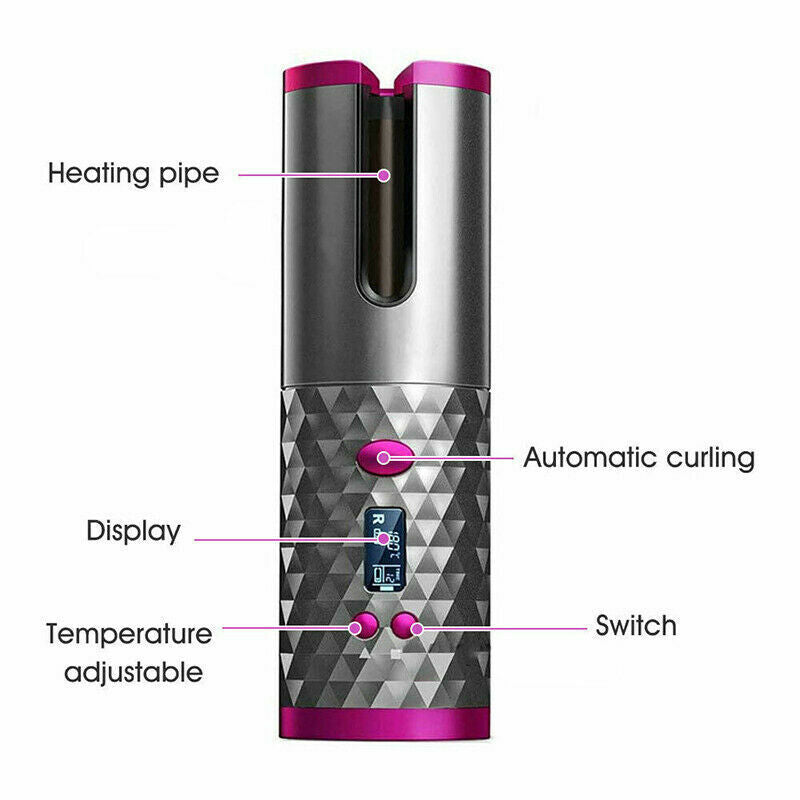 Cordless Auto-Rotating Hair Curler