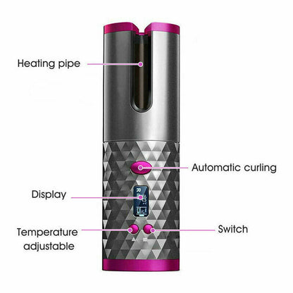 Cordless Auto-Rotating Hair Curler