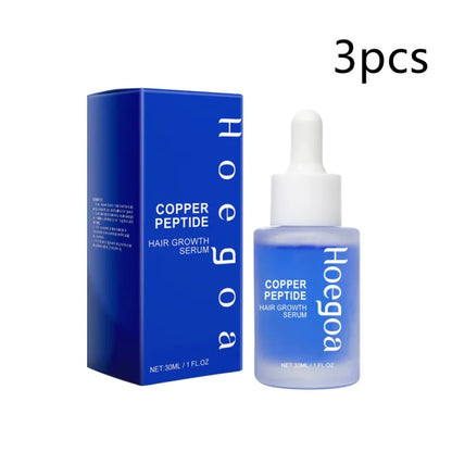 LunaWest Copper Peptide Hair Growth Serum size and packaging
