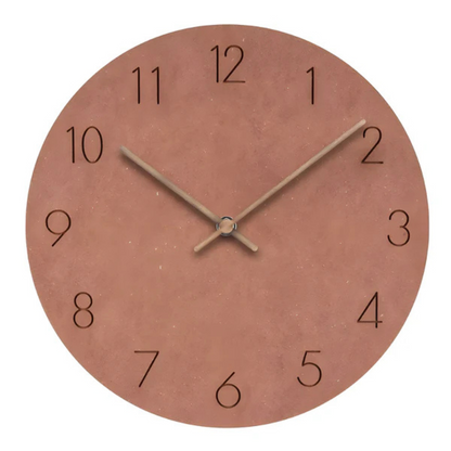 Nork Modern Round Silent Quartz Wall Clock