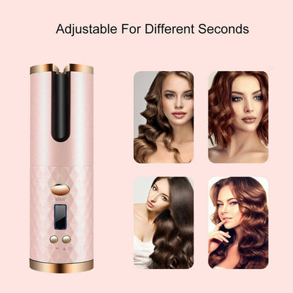 Cordless Auto-Rotating Hair Curler