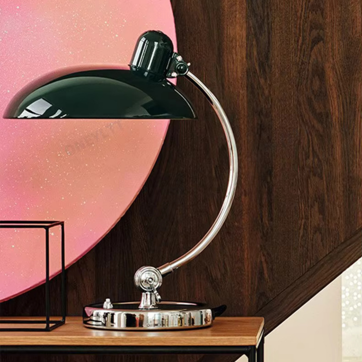ScandiArc Modern Curved LED Table Lamp