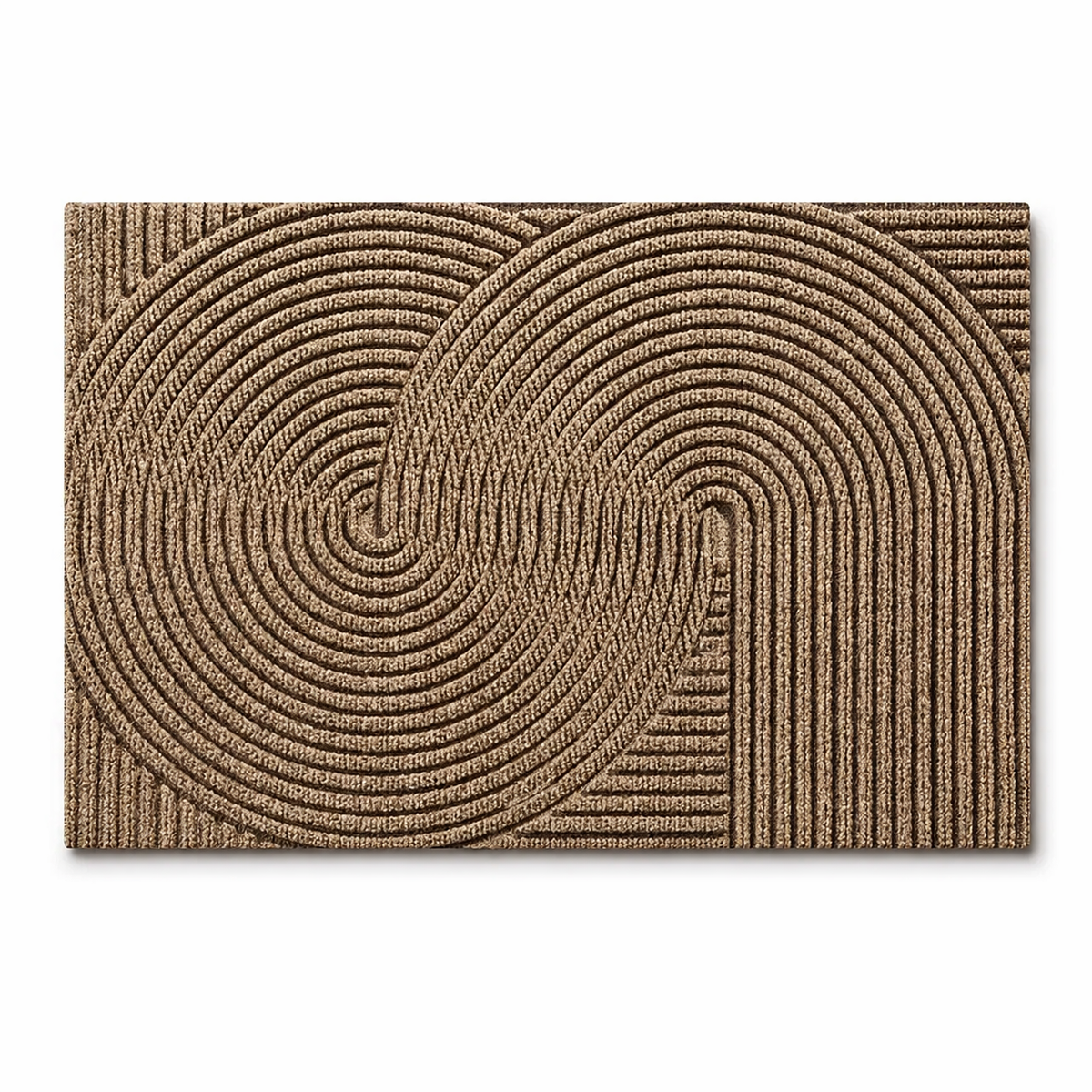 Durable Geometric Non-Slip Entrance Door Mat