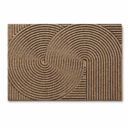Durable Geometric Non-Slip Entrance Door Mat