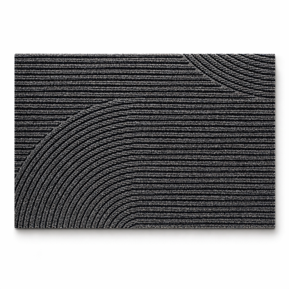 Durable Geometric Non-Slip Entrance Door Mat