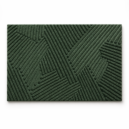 Durable Geometric Non-Slip Entrance Door Mat