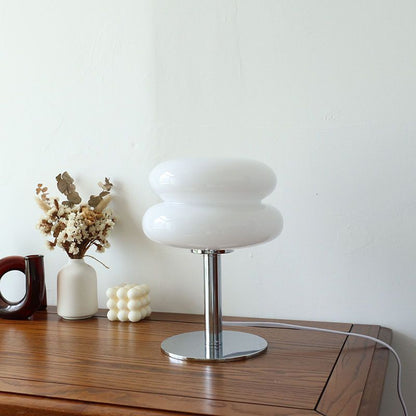 Italian Designer Sculptural Glass Table Lamp