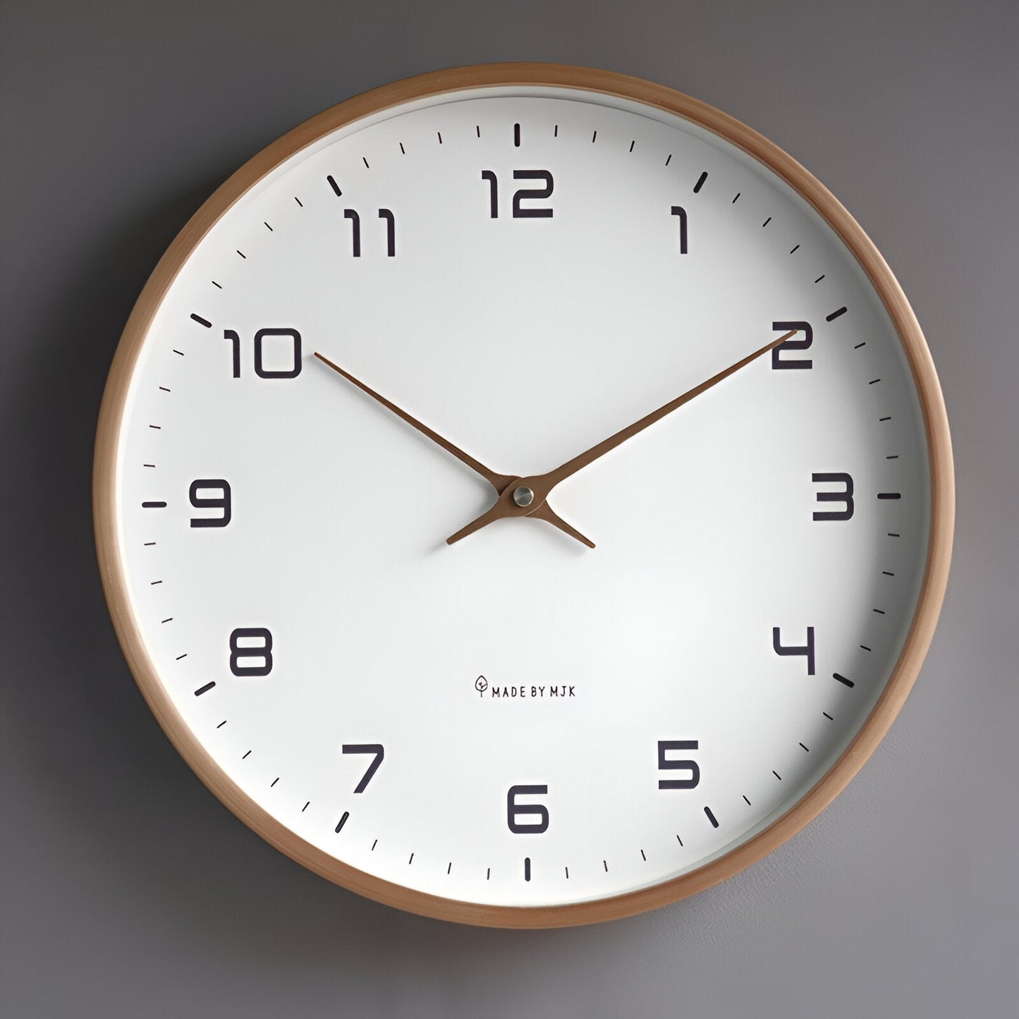 Nordic Minimalist Wooden Wall Clock