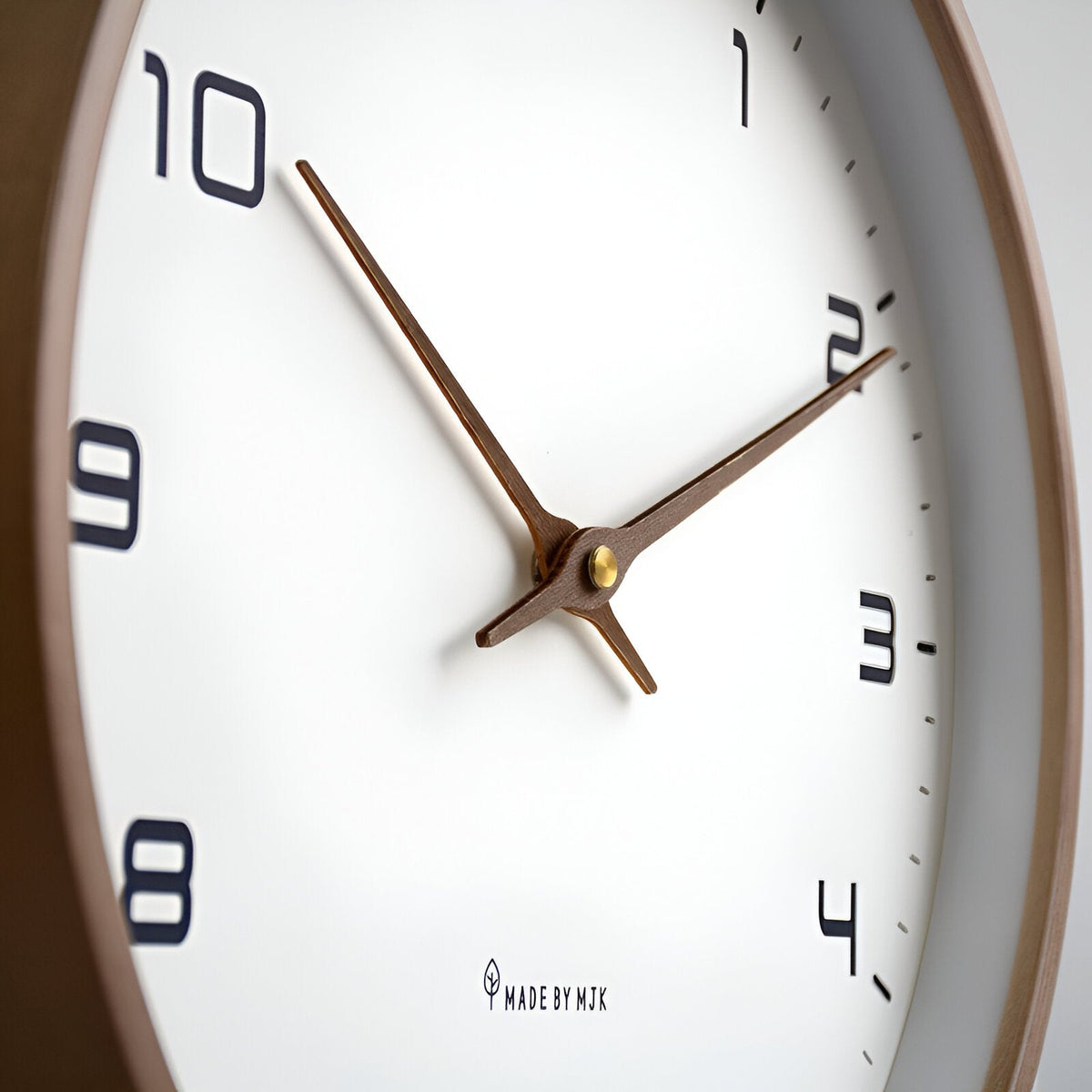 Nordic Minimalist Wooden Wall Clock