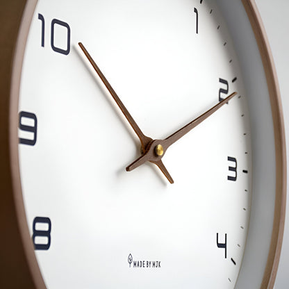 Nordic Minimalist Wooden Wall Clock