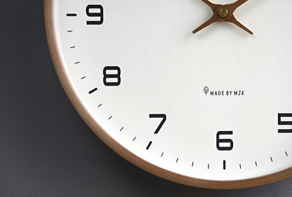 Nordic Minimalist Wooden Wall Clock