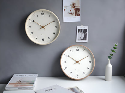 Nordic Minimalist Wooden Wall Clock