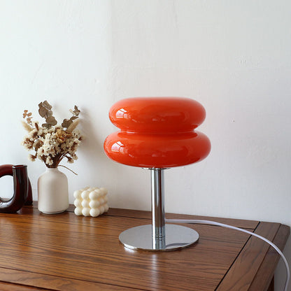 Italian Designer Sculptural Glass Table Lamp