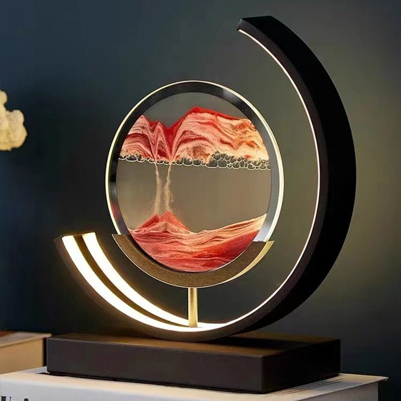 Sandlight 3D Moving Quicksand Table Lamp