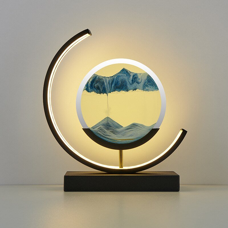 Sandlight 3D Moving Quicksand Table Lamp