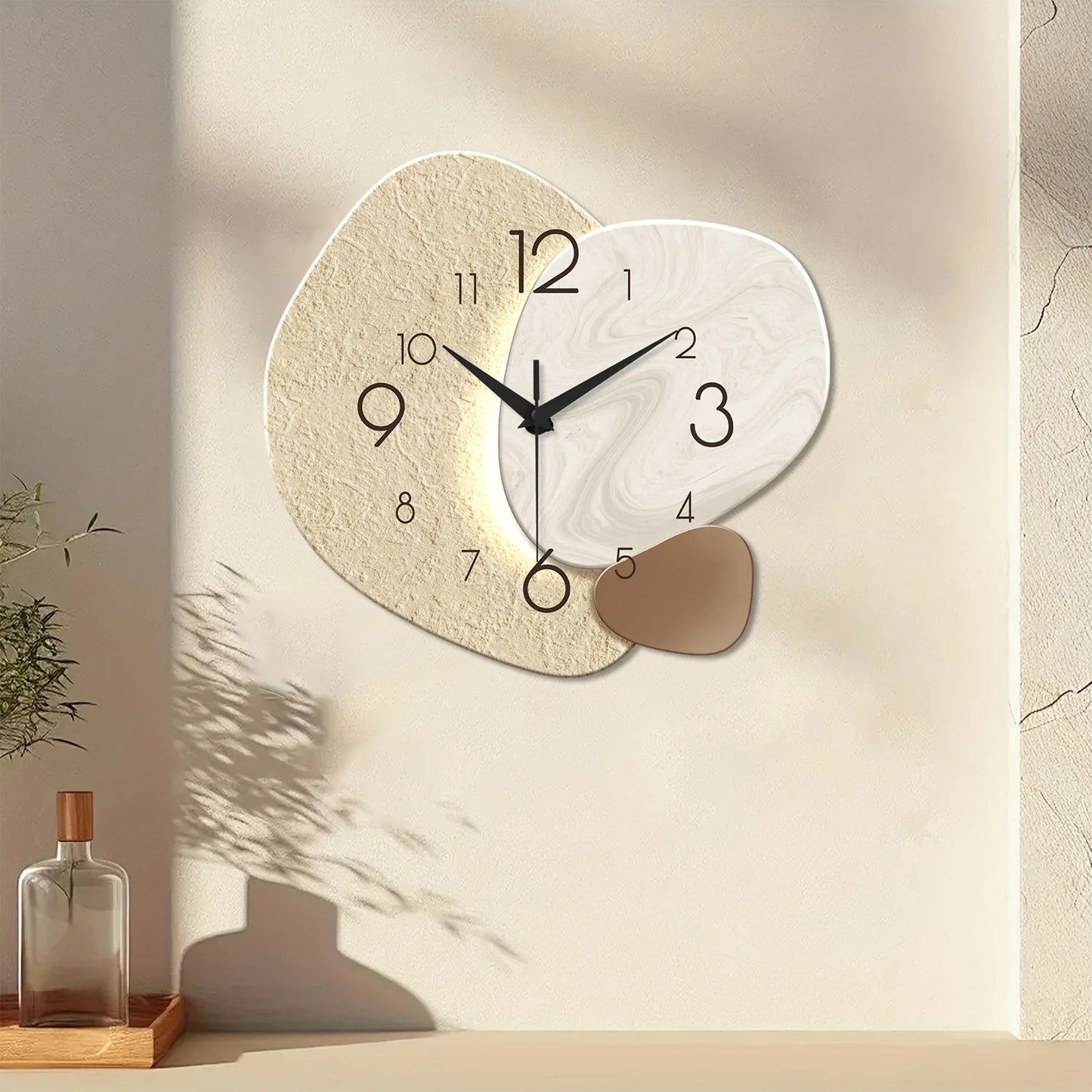 TempoStone Minimalist Silent Wall Clock