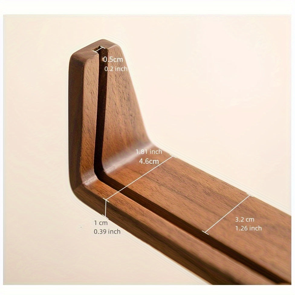 U-Shaped Solid Wood & Acrylic Photo Frame
