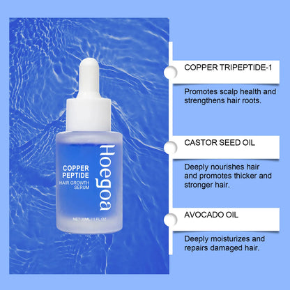 LunaWest Copper Peptide Hair Growth Serum 1, 2 & 3-pack options