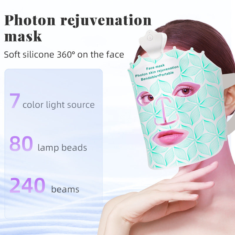 Photon LED Light Therapy Face Mask packaging box, one mask included per pack