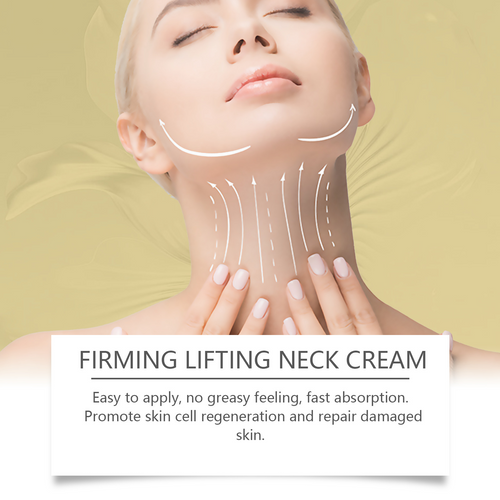 LunaWest Neck Firming Roller Cream jar with built-in roller