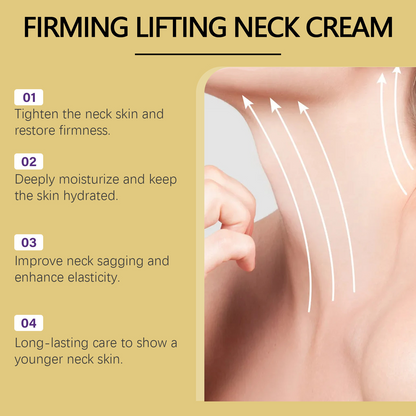LunaWest Neck Firming Roller Cream texture close-up