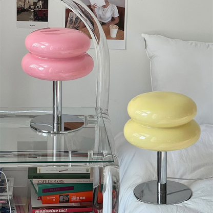 Italian Designer Sculptural Glass Table Lamp