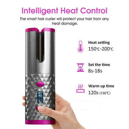 Cordless Auto-Rotating Hair Curler