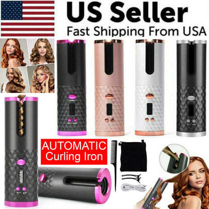 Cordless Auto-Rotating Hair Curler