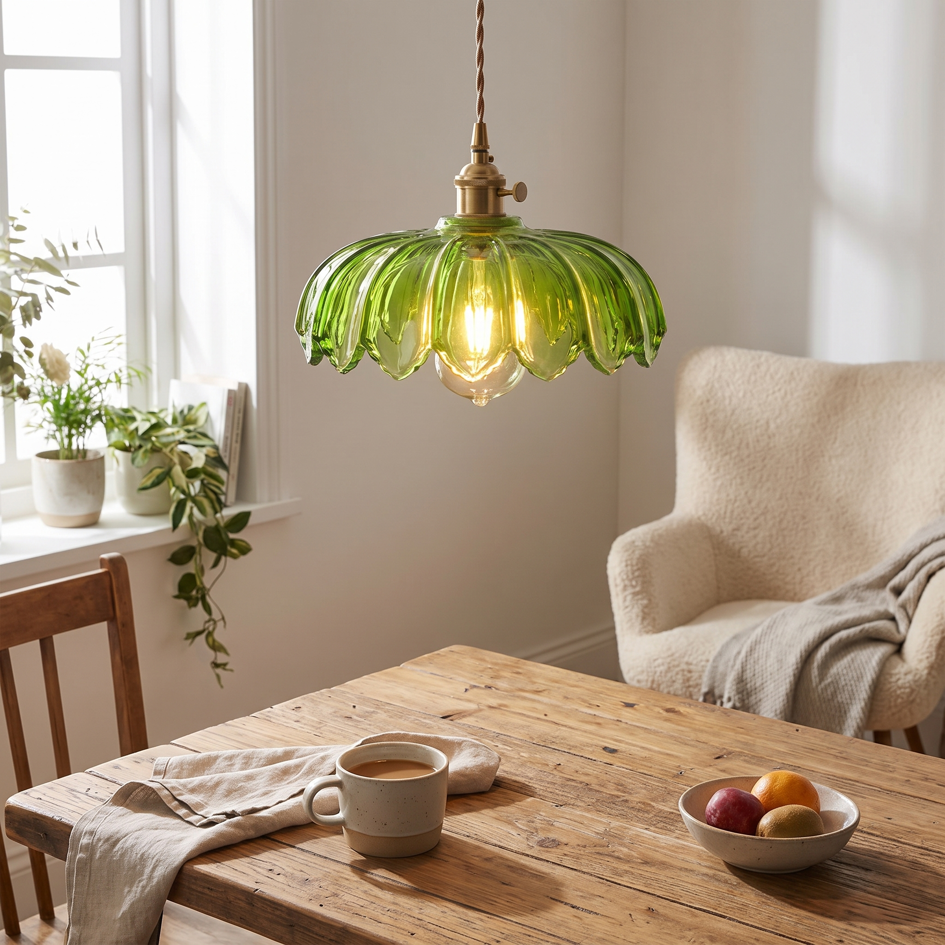Vintage Flower Pendant Lamp lifestyle
