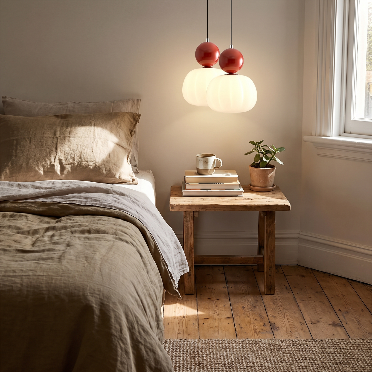 Nordic Pumpkin Pendant Light lifestyle