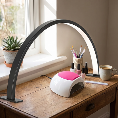 Crescent Moon LED Desk Lamp lifestyle