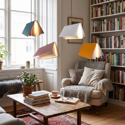 Flying Book Pendant Light lifestyle