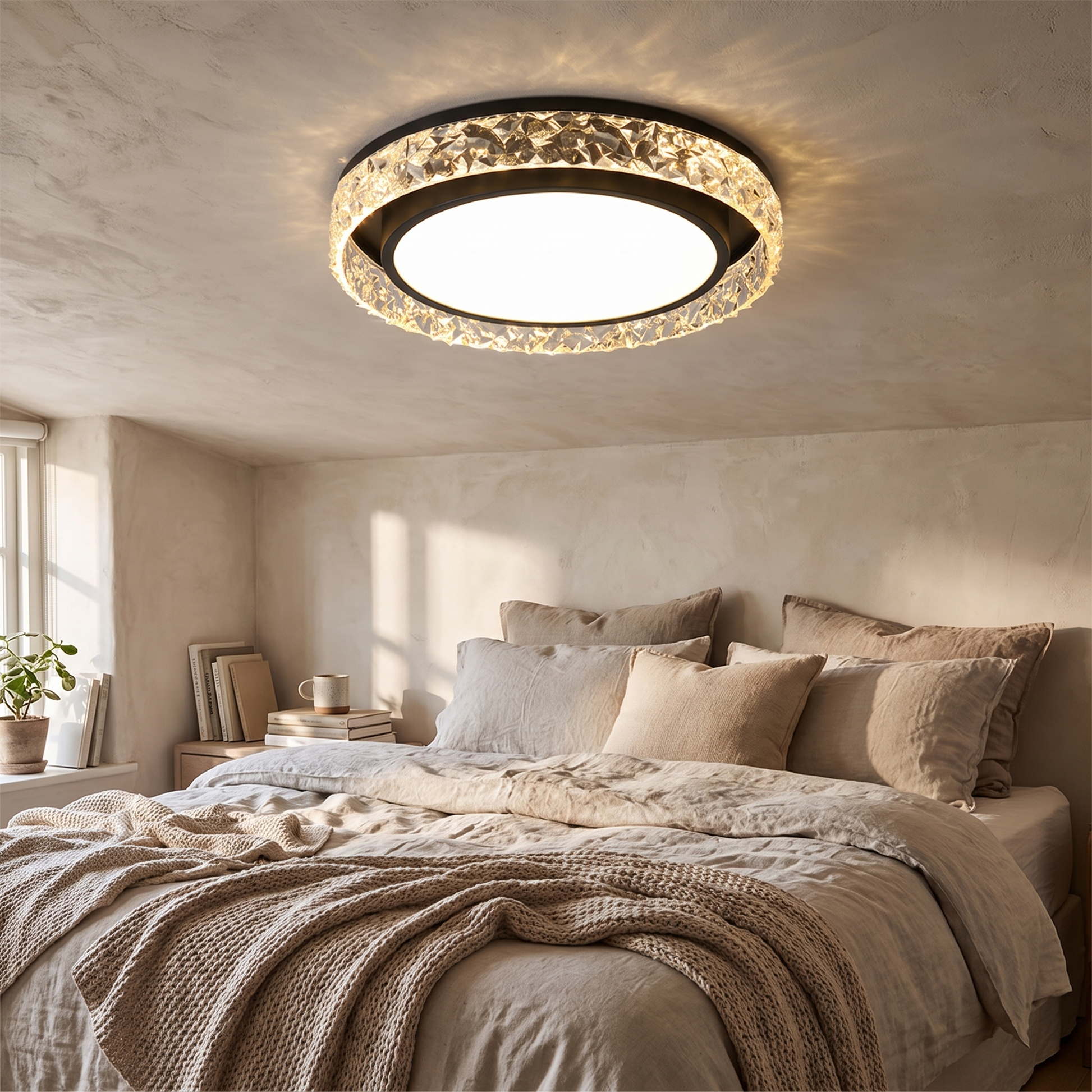Crystal Halo LED Ceiling Light lifestyle