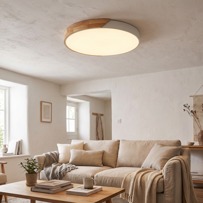 LED Ceiling Light Nordic Wooden lifestyle