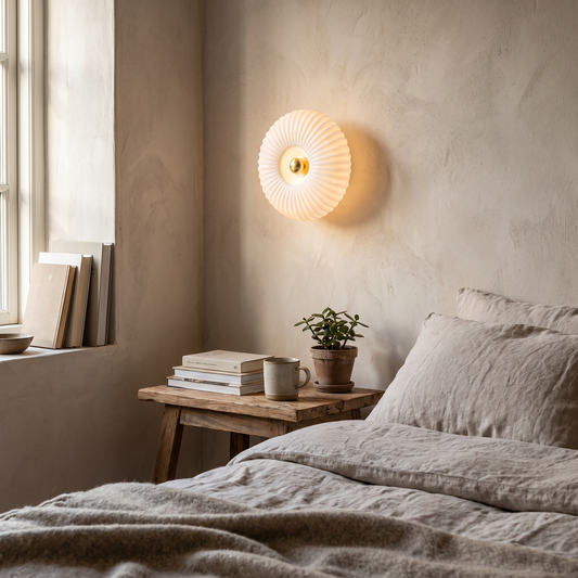 Nordic Vintage Glass Wall Sconce lifestyle