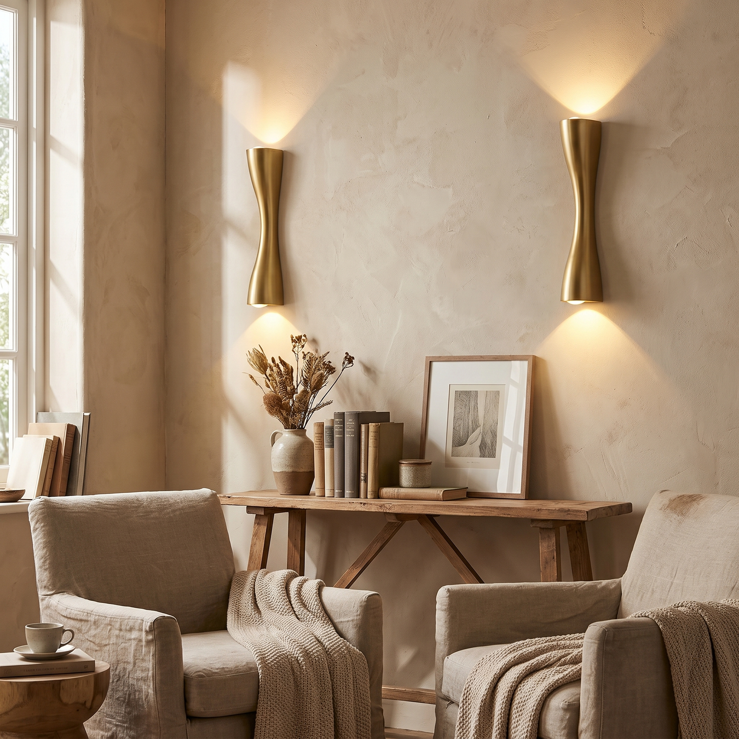 Modern Gold Wall Light lifestyle