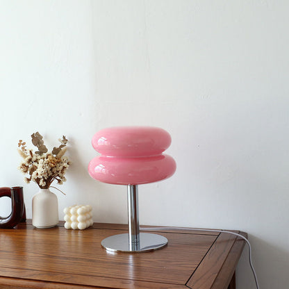 Italian Designer Sculptural Glass Table Lamp
